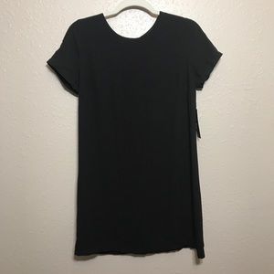 Lulus Black Shift and Shout Dress Sz S / Gold Zipper